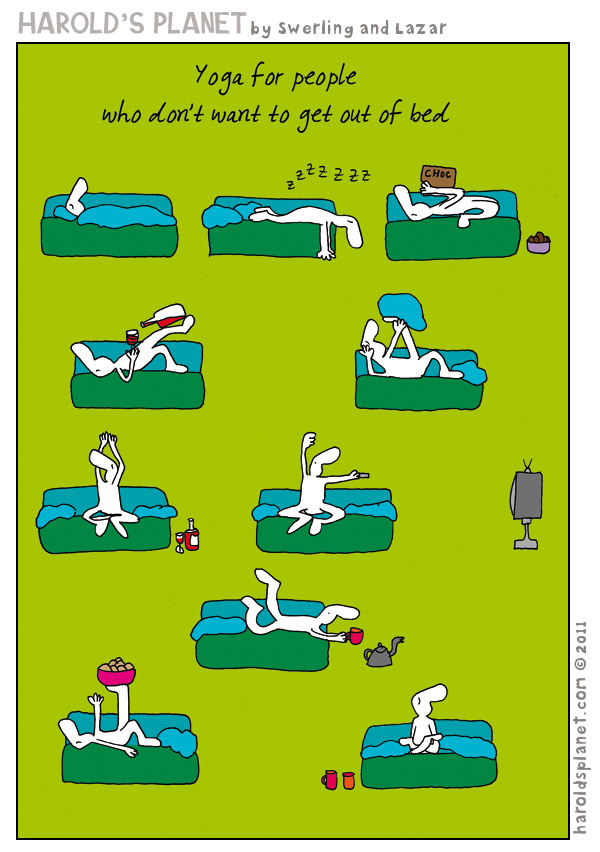 Yoga Fur Couch Potatoes Frau Shanti